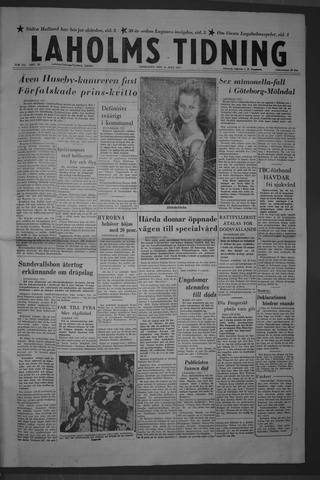Förstasidan, Onsdag 31 juli 1957