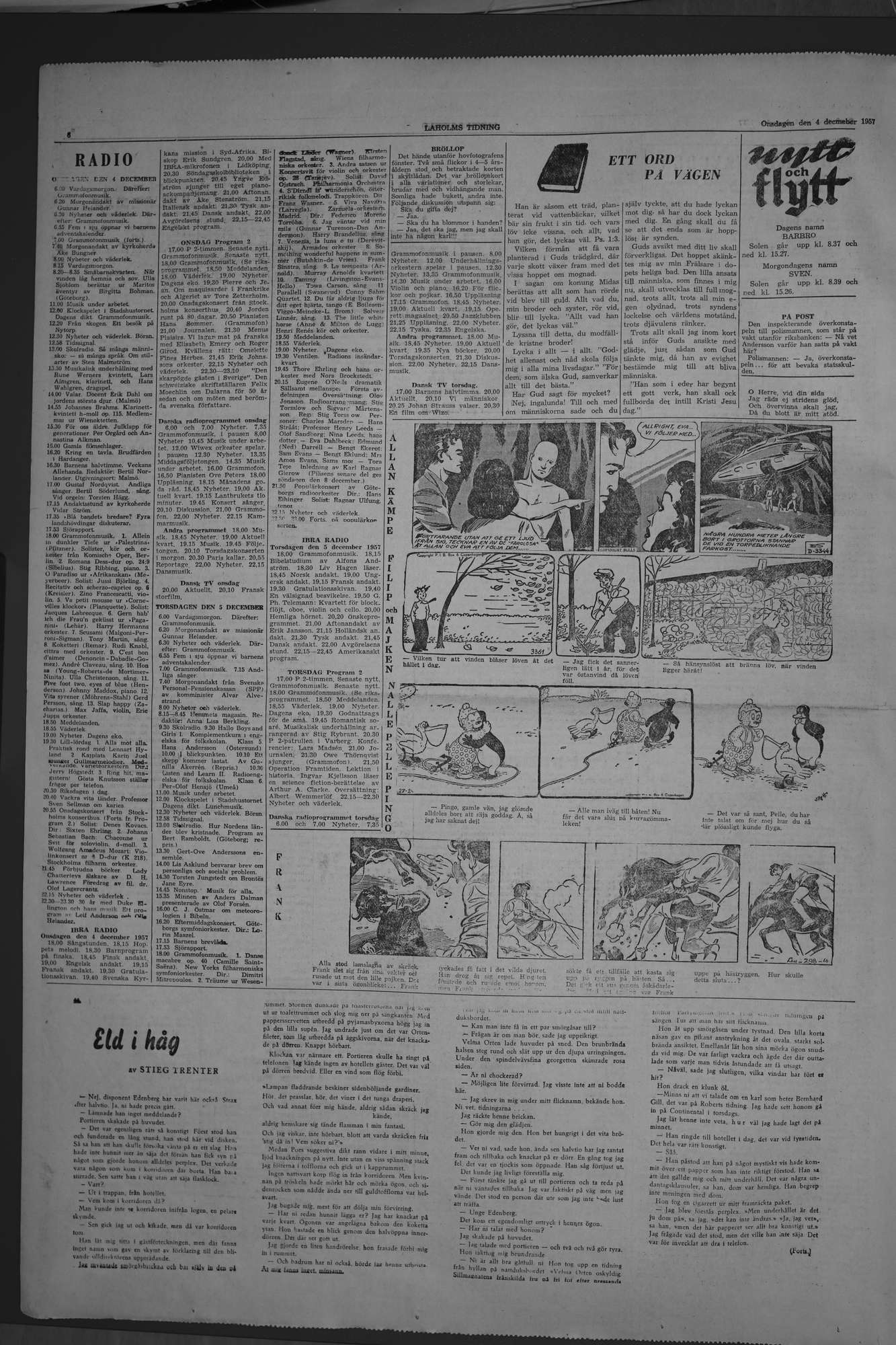 Laholms Tidning Onsdag 4 december 1957, sida 6