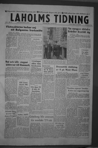 Förstasidan, Fredag 4 januari 1957