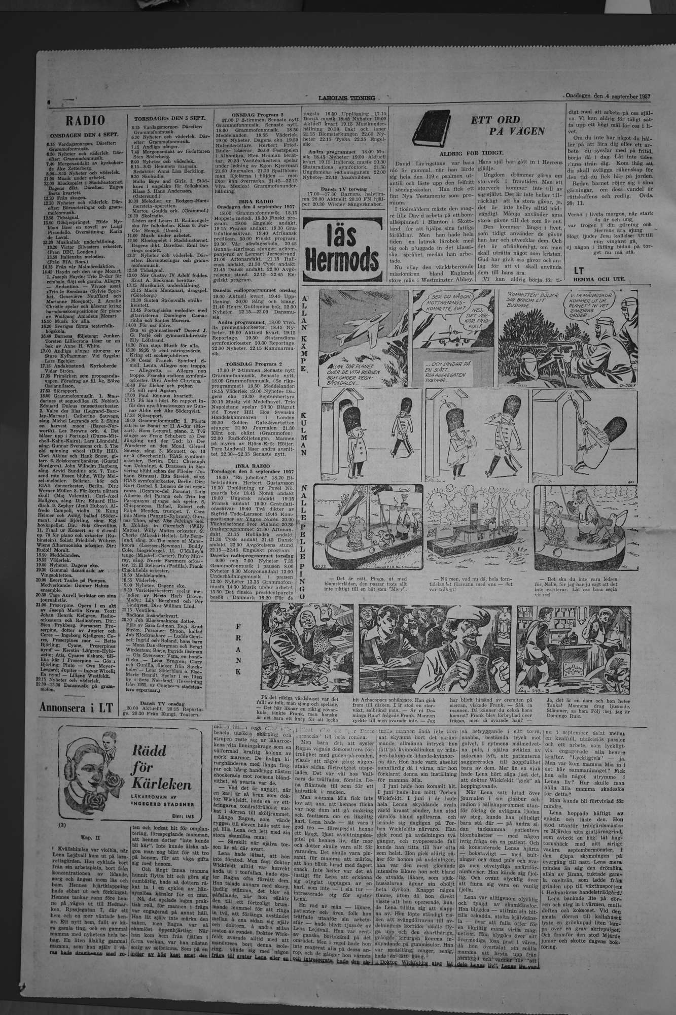 Laholms Tidning Onsdag 4 september 1957, sida 6