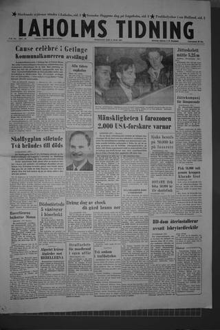 Förstasidan, Onsdag 5 juni 1957