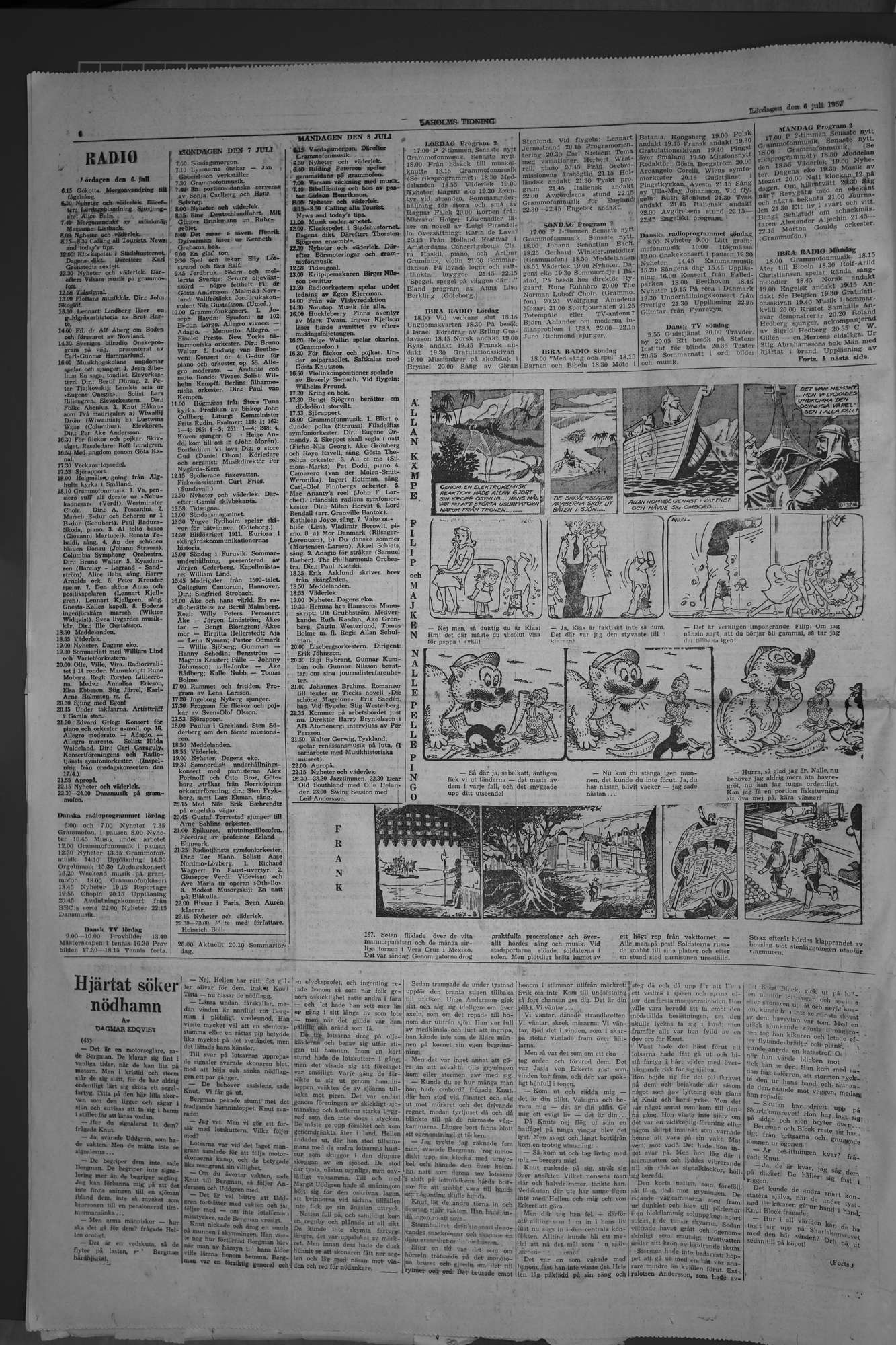 Laholms Tidning Lördag 6 juli 1957, sida 6