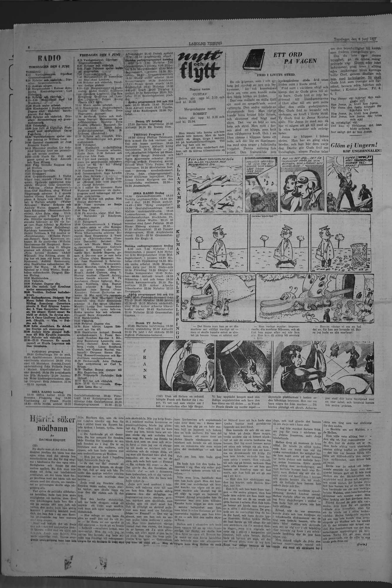 Laholms Tidning Torsdag 6 juni 1957, sida 6