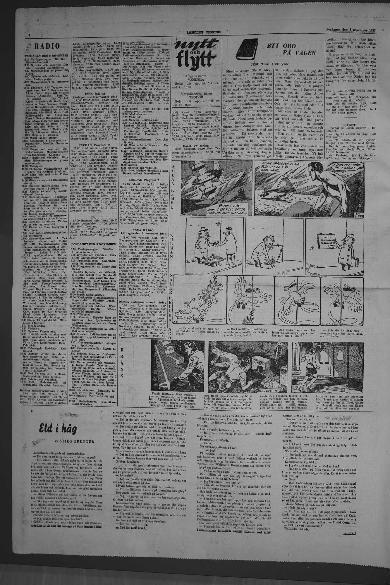 Laholms Tidning Fredag 8 november 1957, sida 6