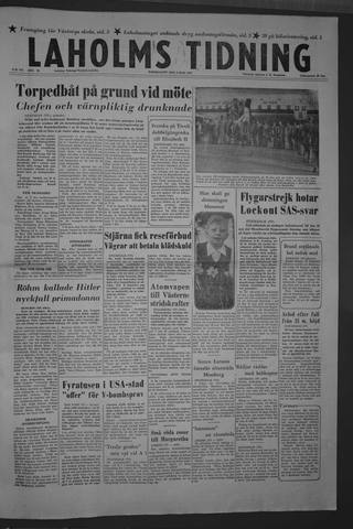 Förstasidan, Torsdag 9 maj 1957