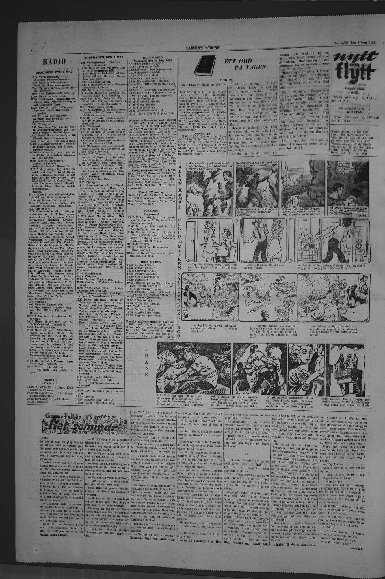 Laholms Tidning Onsdag 8 maj 1957, sida 6