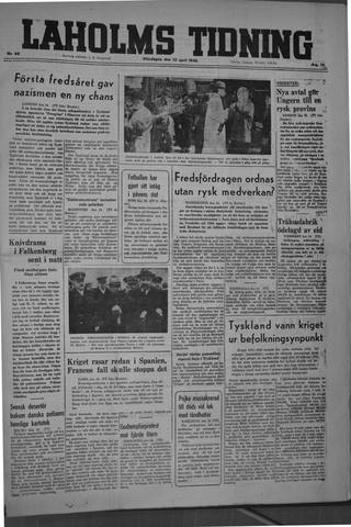 Förstasidan, Måndag 15 april 1946