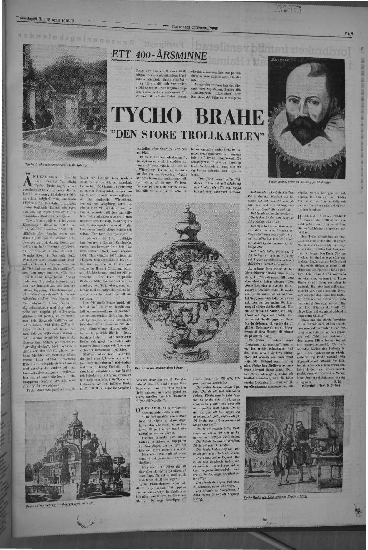 Laholms Tidning Måndag 15 april 1946, sida 5