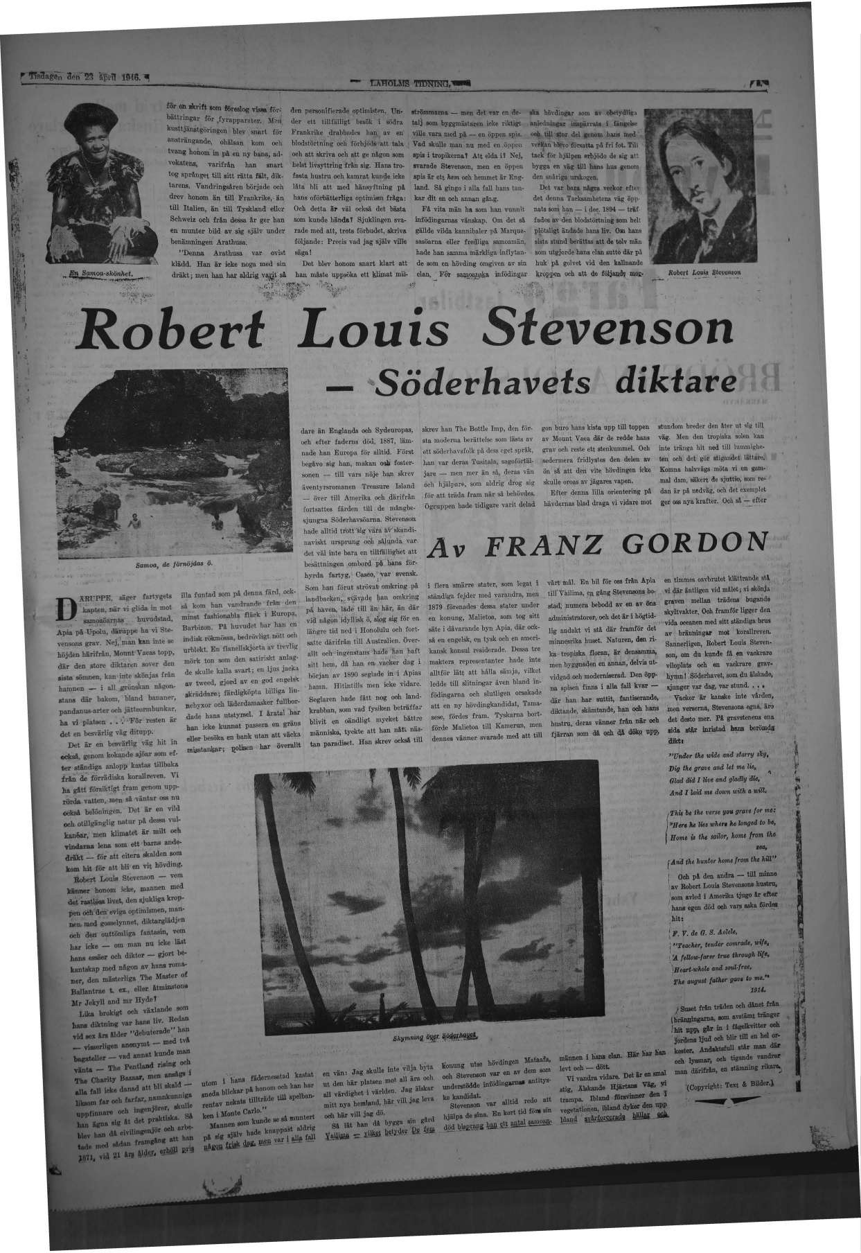 Laholms Tidning Tisdag 23 april 1946, sida 5