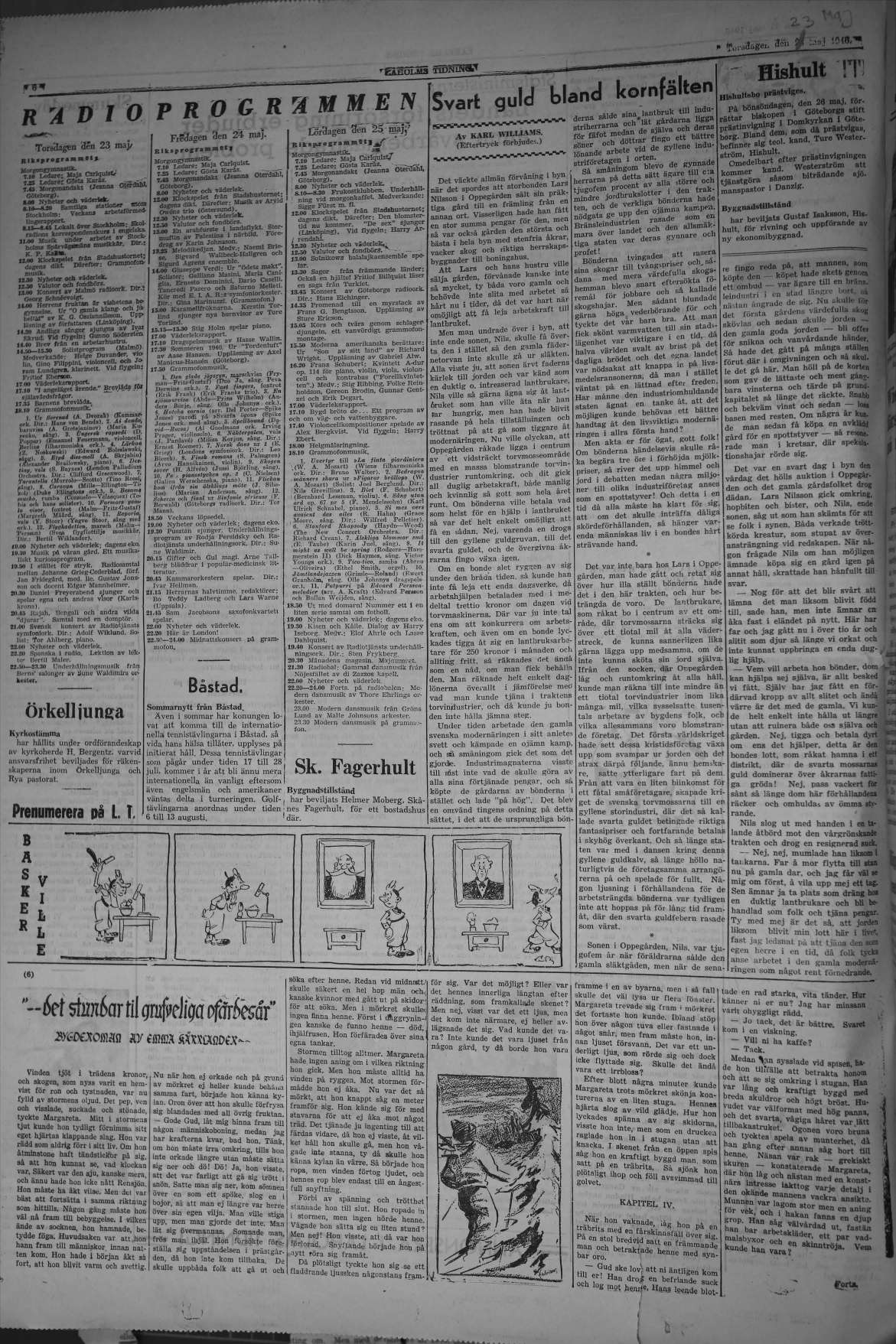 Laholms Tidning Torsdag 23 maj 1946, sida 6