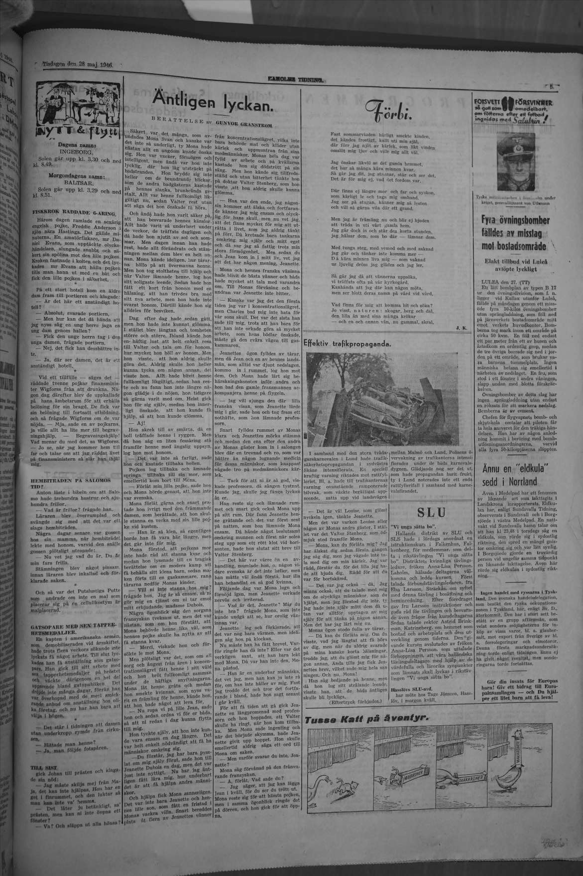 Laholms Tidning Tisdag 28 maj 1946, sida 5