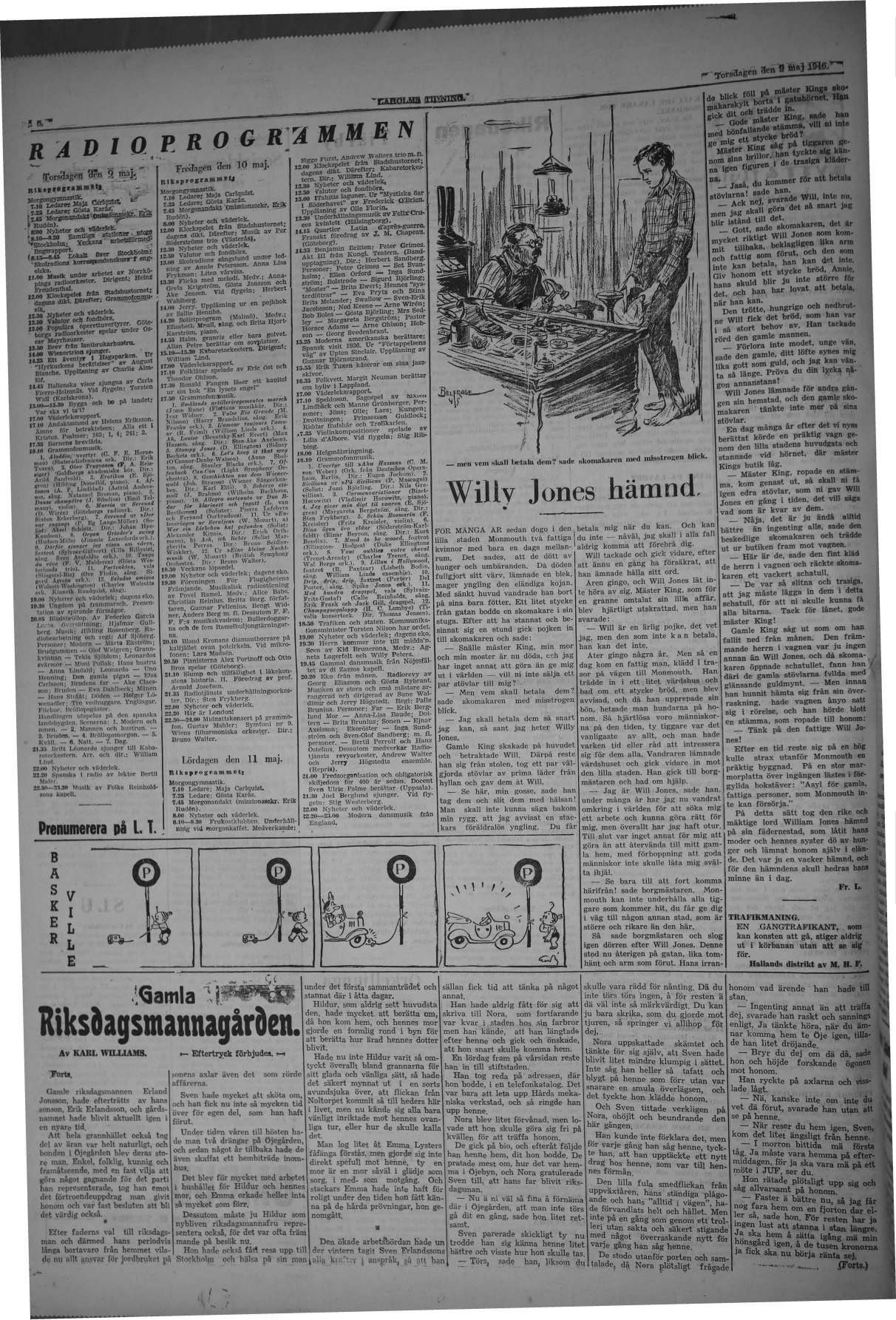 Laholms Tidning Torsdag 9 maj 1946, sida 6