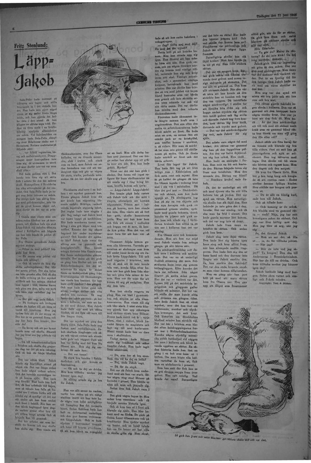 Laholms Tidning Tisdag 11 juni 1946, sida 6