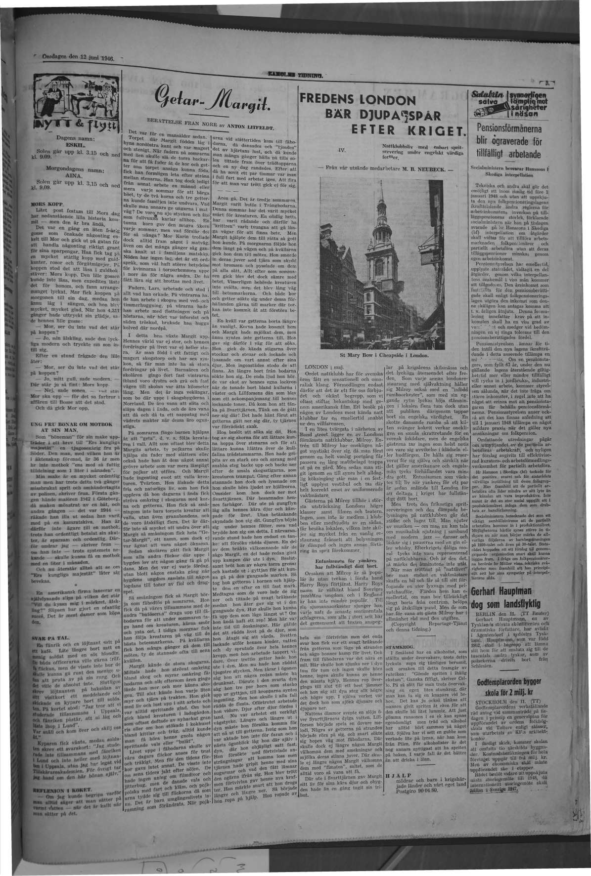 Laholms Tidning Onsdag 12 juni 1946, sida 4