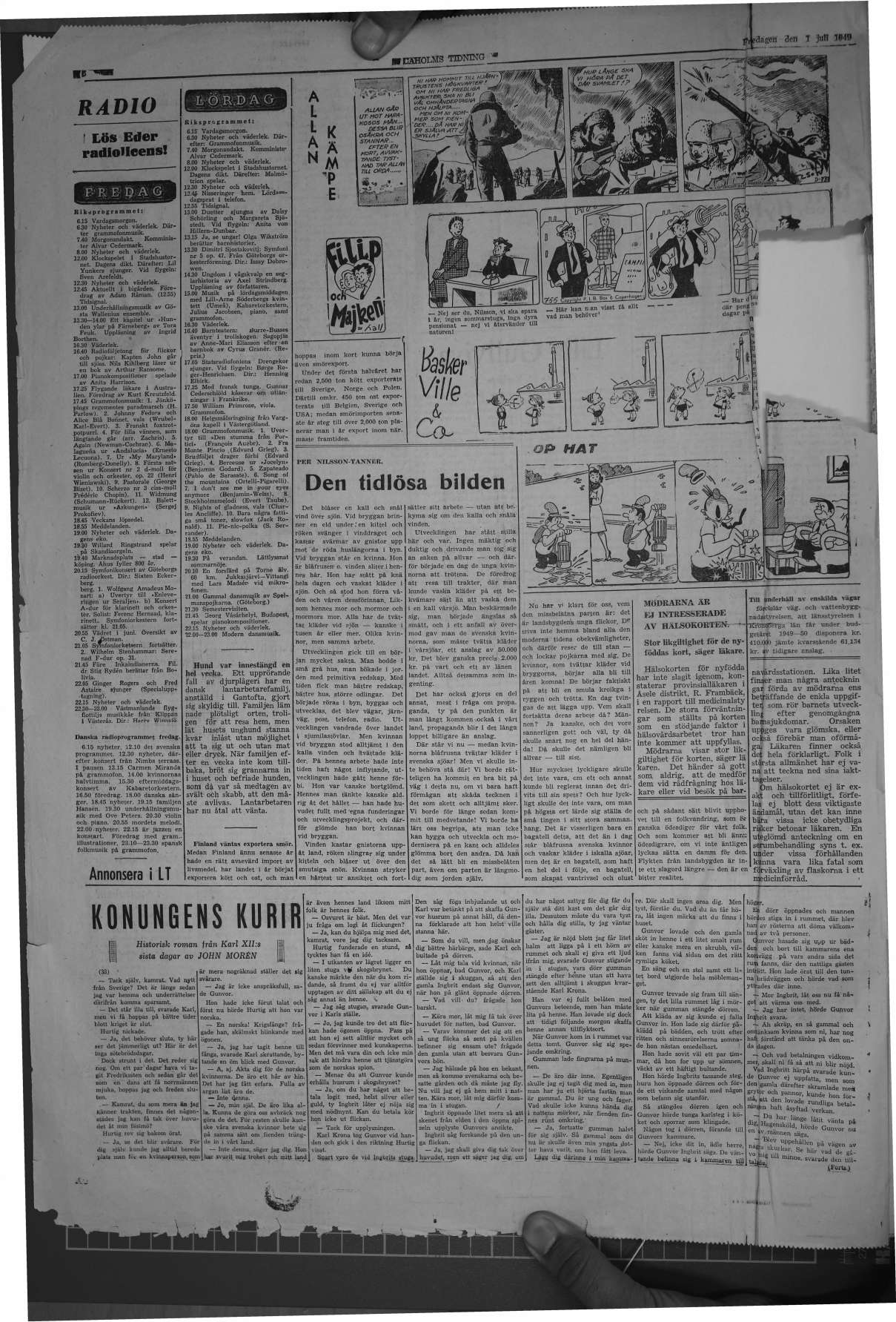 Laholms Tidning Fredag 1 juli 1949, sida 6