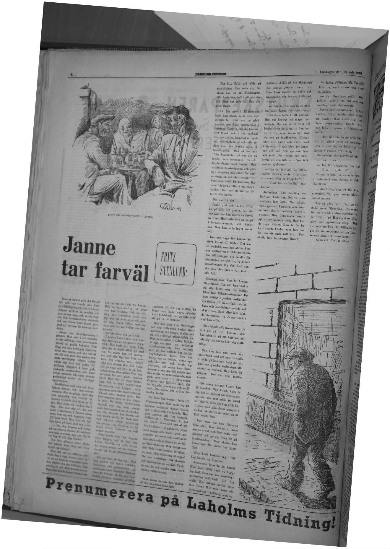 Laholms Tidning Lördag 27 juli 1946, sida 4