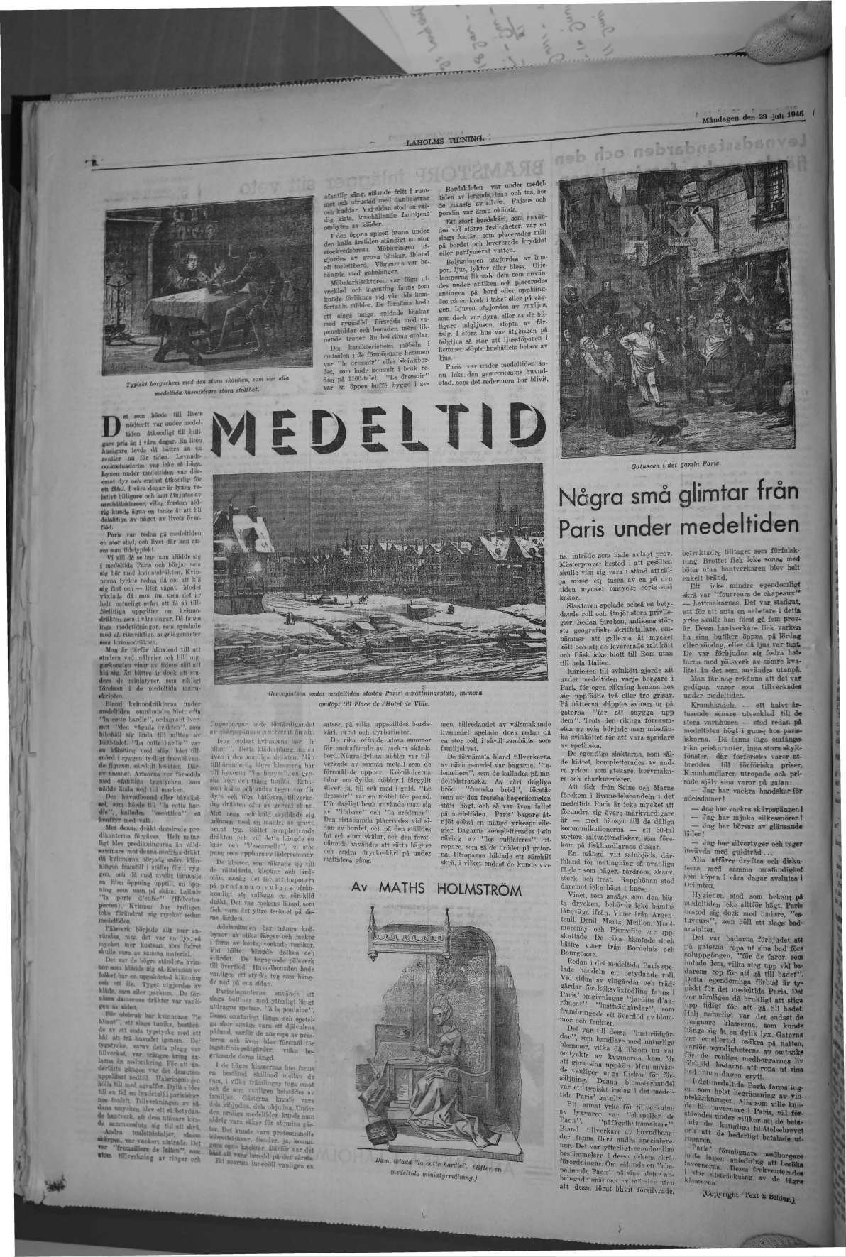 Laholms Tidning Måndag 29 juli 1946, sida 6