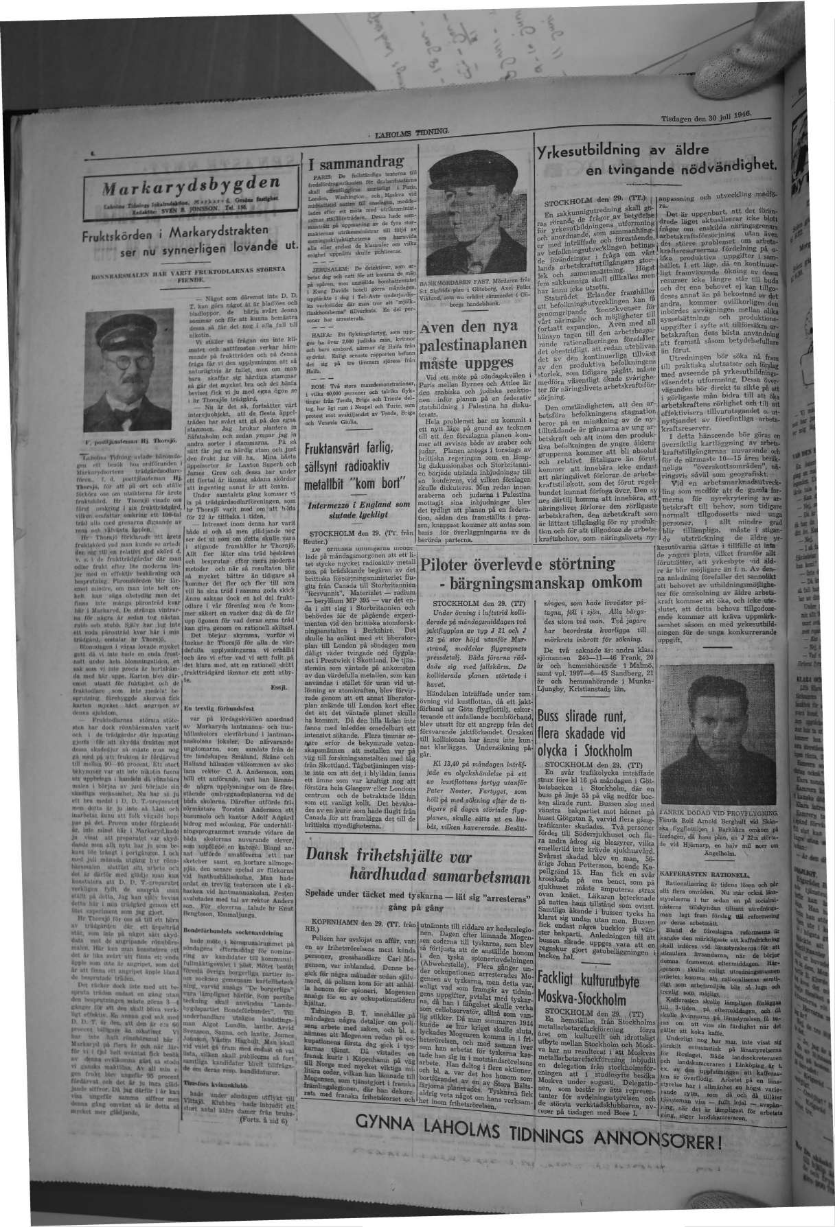 Laholms Tidning Tisdag 30 juli 1946, sida 5