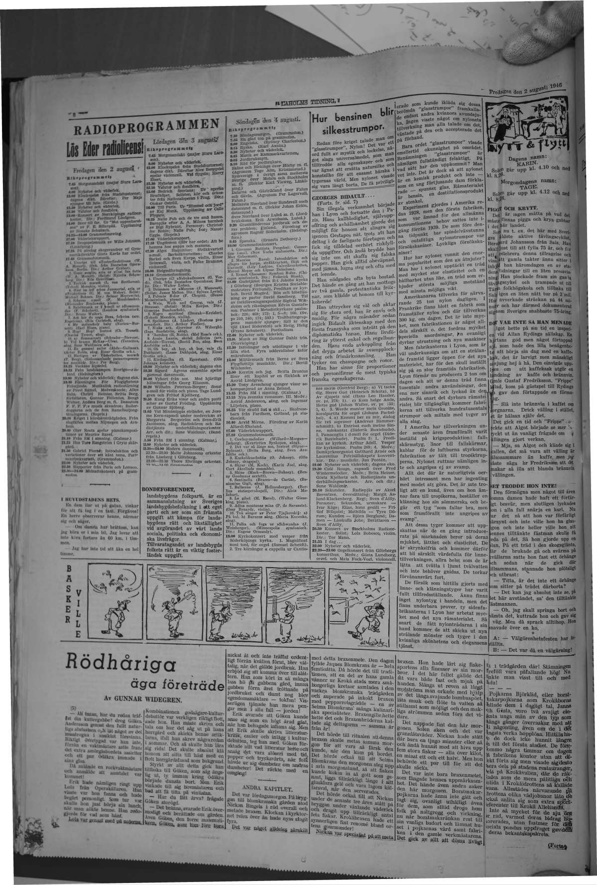 Laholms Tidning Fredag 2 augusti 1946, sida 8