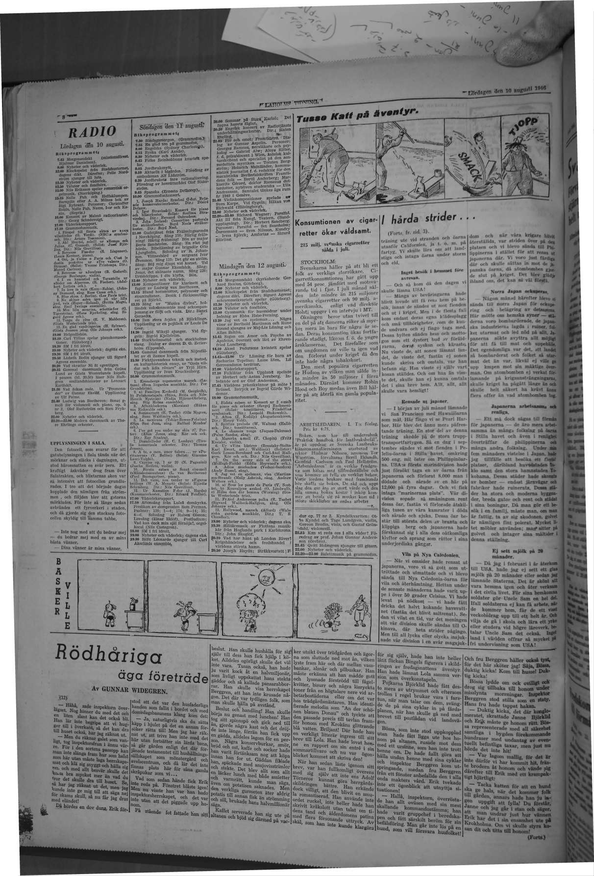 Laholms Tidning Lördag 10 augusti 1946, sida 8