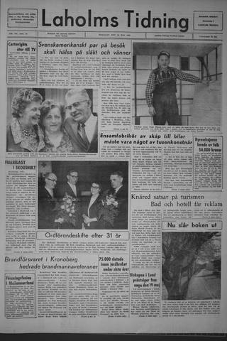 Förstasidan, Tisdag 10 maj 1966