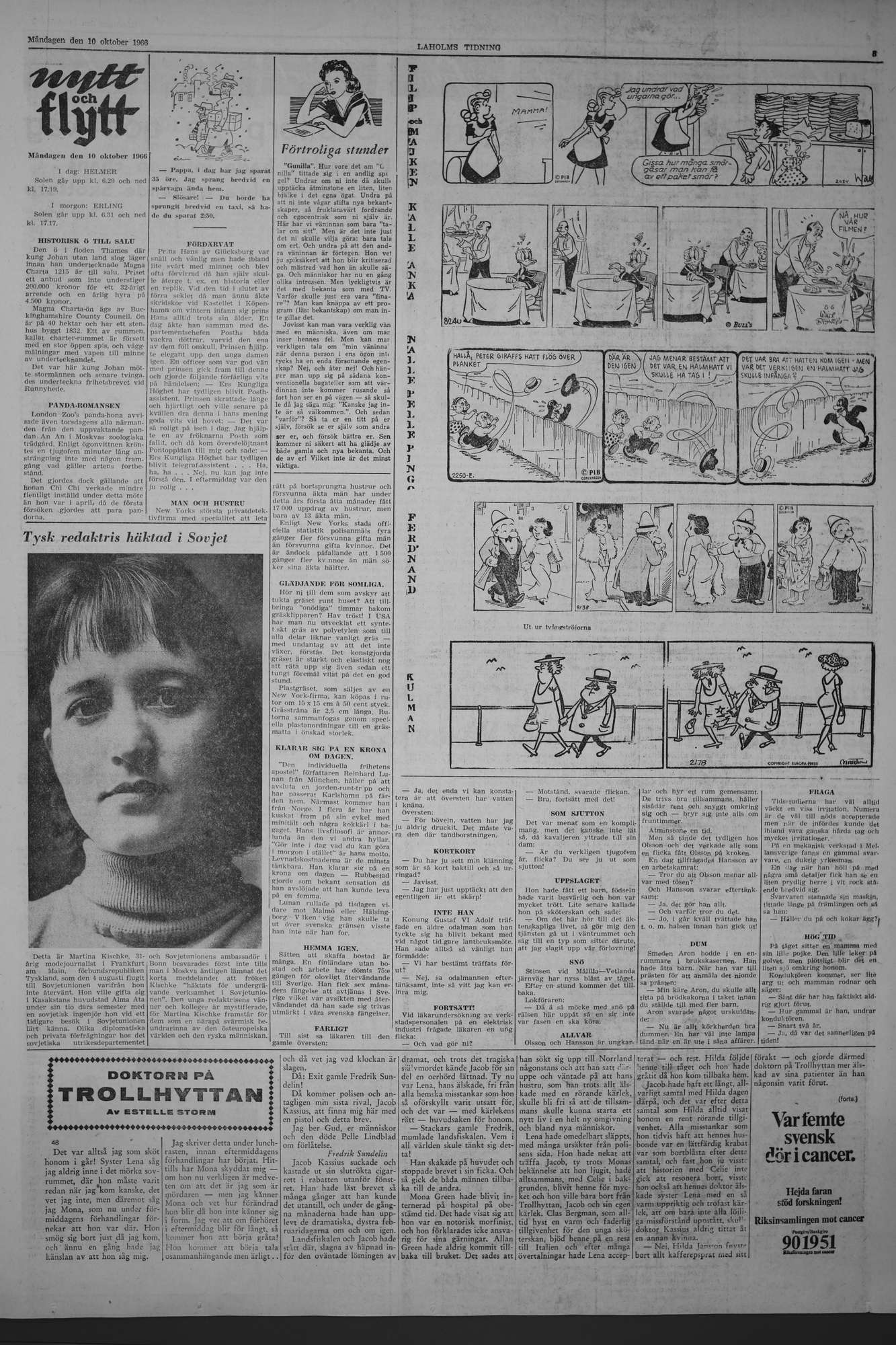 Laholms Tidning Måndag 10 oktober 1966, sida 5