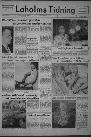 Förstasidan, Måndag 11 juli 1966