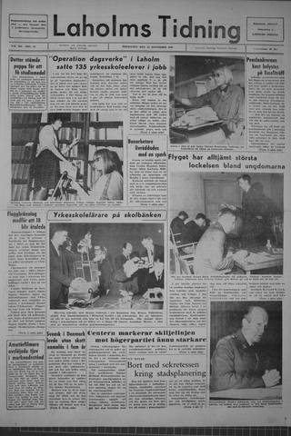 Förstasidan, Fredag 11 november 1966