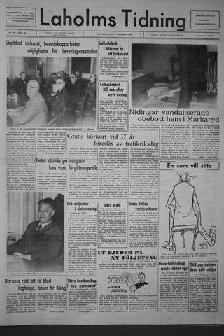 Förstasidan, Tisdag 11 oktober 1966