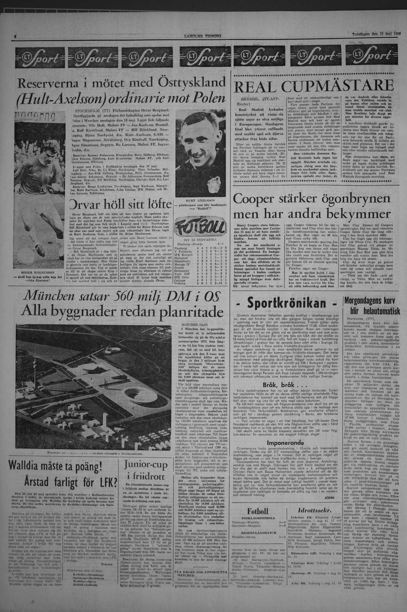 Laholms Tidning Torsdag 12 maj 1966, sida 6