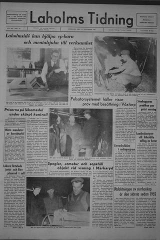 Förstasidan, Lördag 12 november 1966