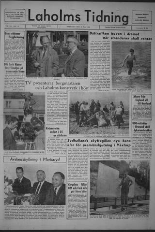 Förstasidan, Fredag 13 maj 1966