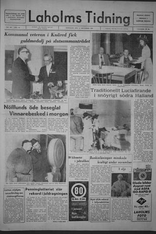 Förstasidan, Onsdag 14 december 1966
