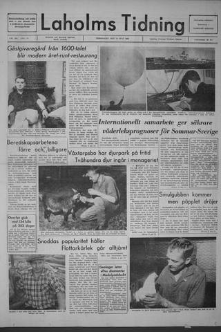 Förstasidan, Torsdag 14 juli 1966