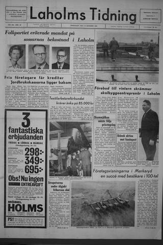 Förstasidan, Fredag 14 oktober 1966