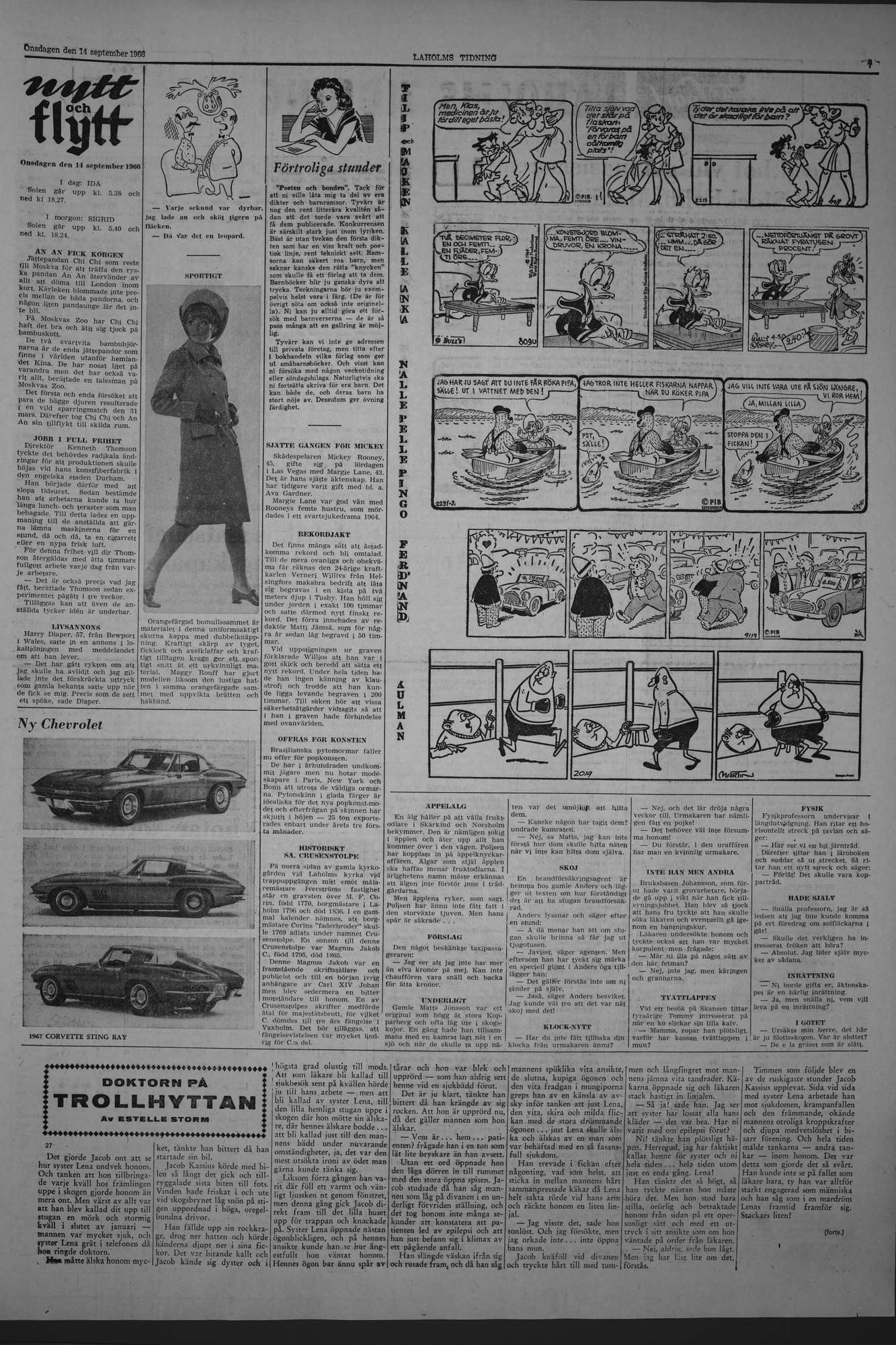 Laholms Tidning Onsdag 14 september 1966, sida 7