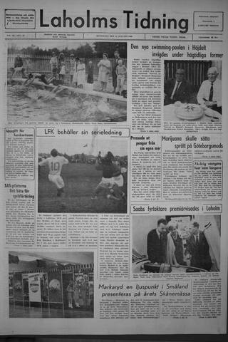 Förstasidan, Måndag 15 augusti 1966