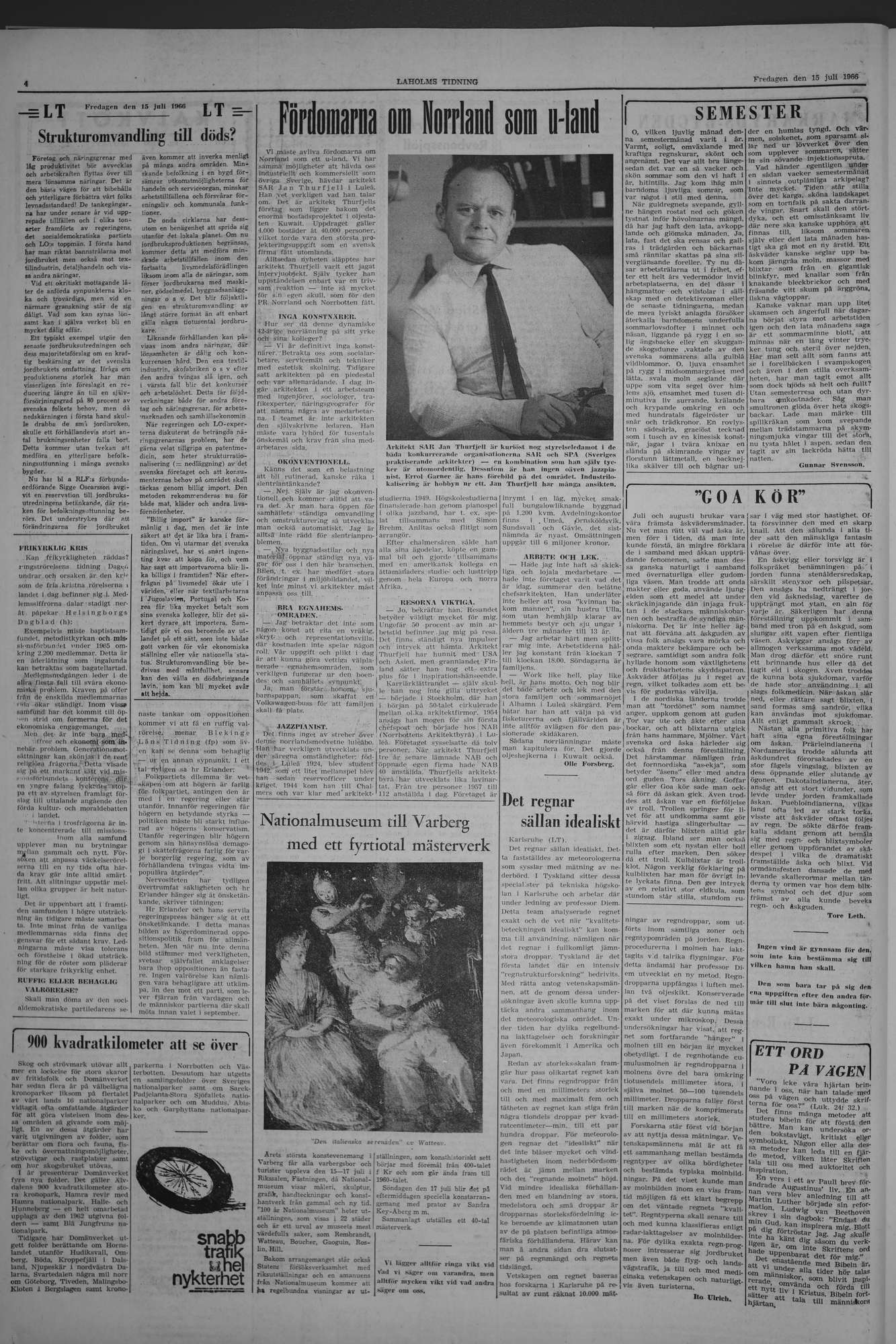 Laholms Tidning Fredag 15 juli 1966, sida 4