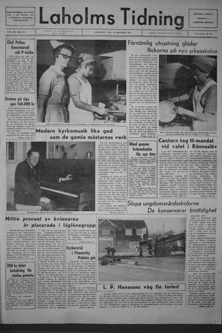 Förstasidan, Lördag 15 oktober 1966