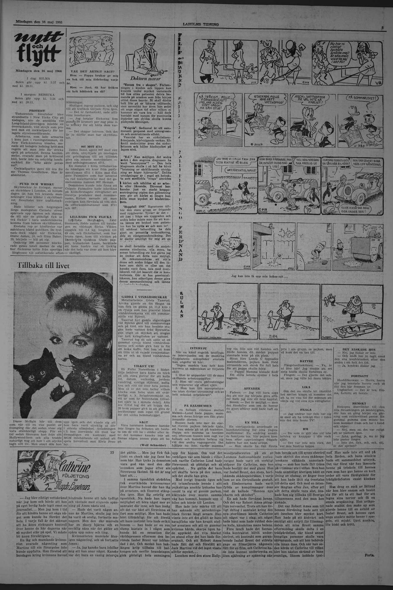 Laholms Tidning Måndag 16 maj 1966, sida 5