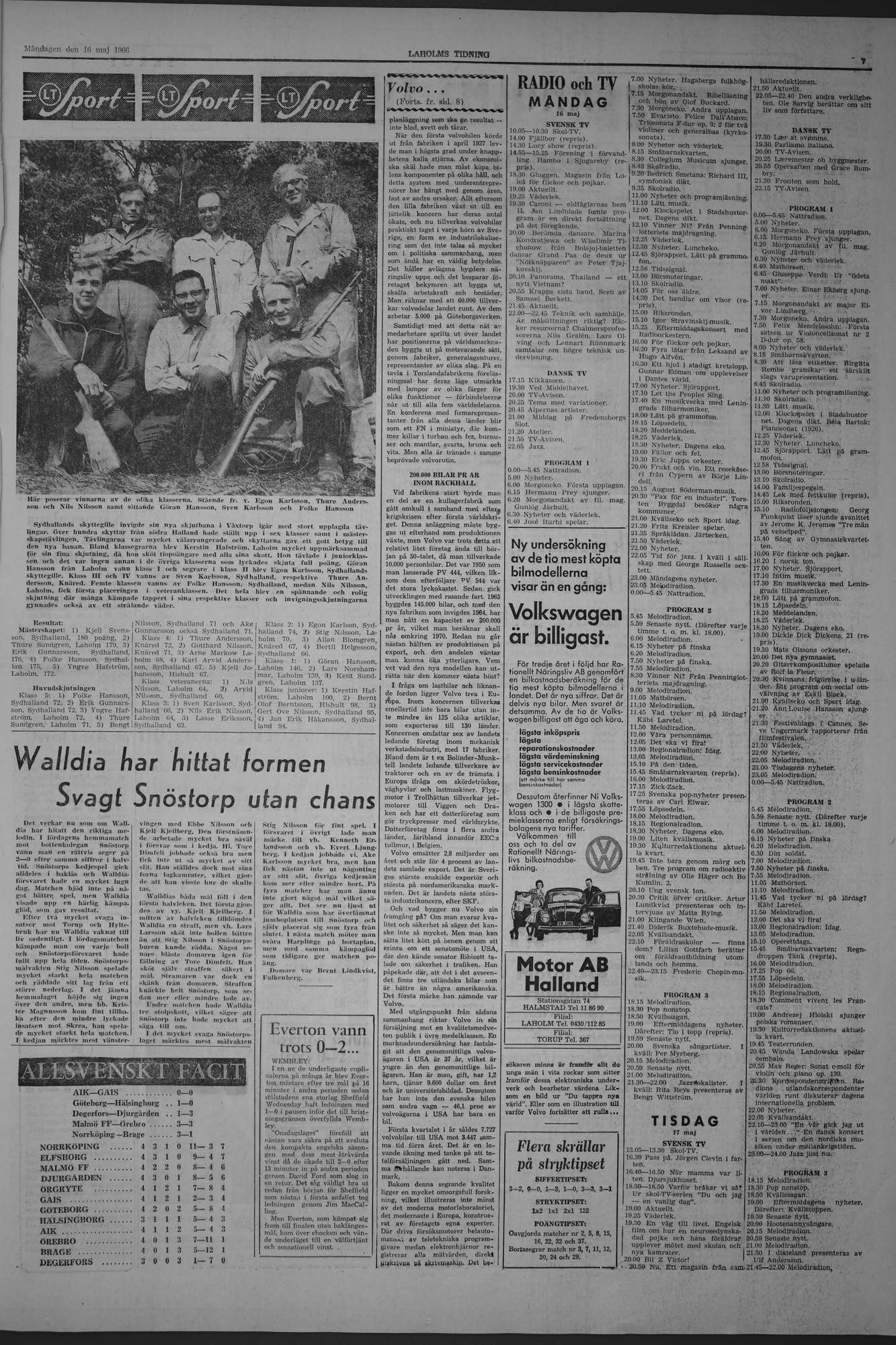 Laholms Tidning Måndag 16 maj 1966, sida 7