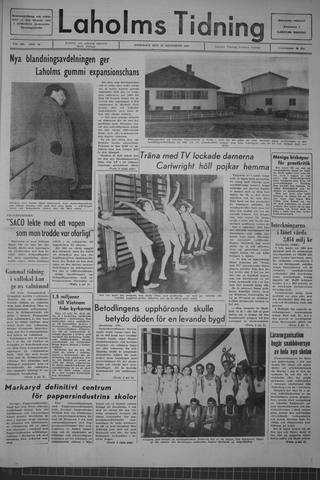 Förstasidan, Onsdag 16 november 1966