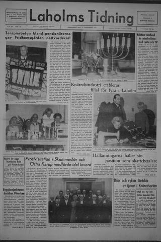Förstasidan, Torsdag 17 november 1966