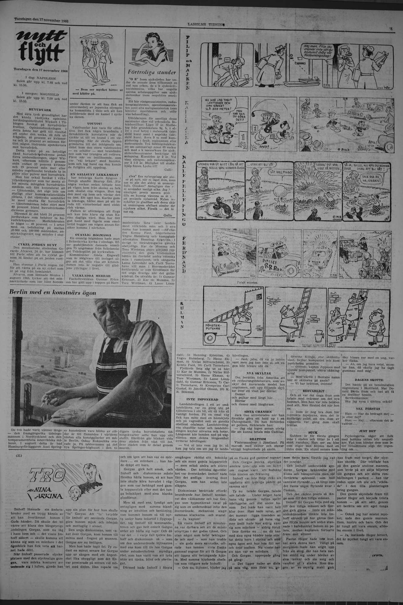 Laholms Tidning Torsdag 17 november 1966, sida 5