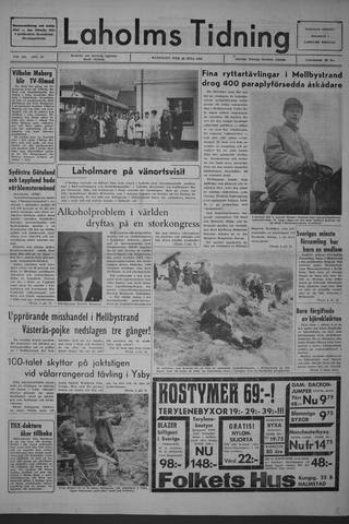 Förstasidan, Måndag 18 juli 1966