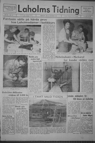Förstasidan, Fredag 18 november 1966