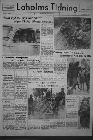 Förstasidan, Tisdag 18 oktober 1966