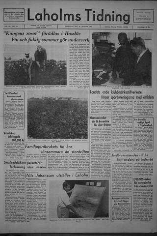 Förstasidan, Fredag 19 augusti 1966