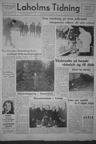Förstasidan, Måndag 19 december 1966