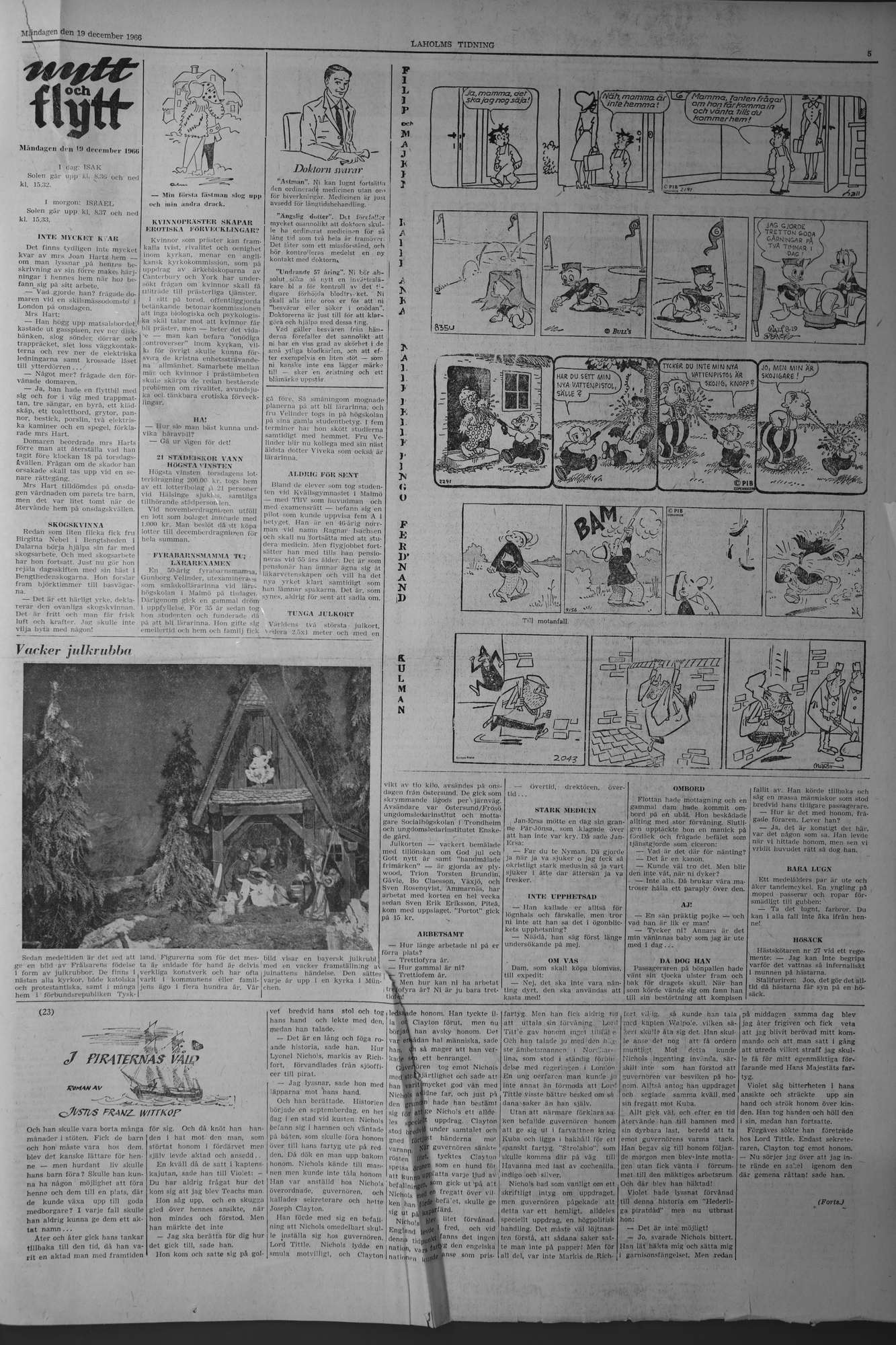 Laholms Tidning Måndag 19 december 1966, sida 5